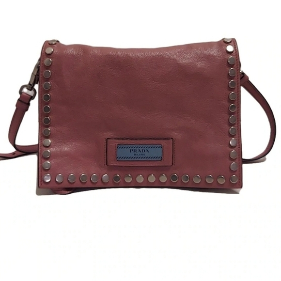 Prada Etiquette Pink Leather Shoulder Bag 2-Way - Picture 5 of 14